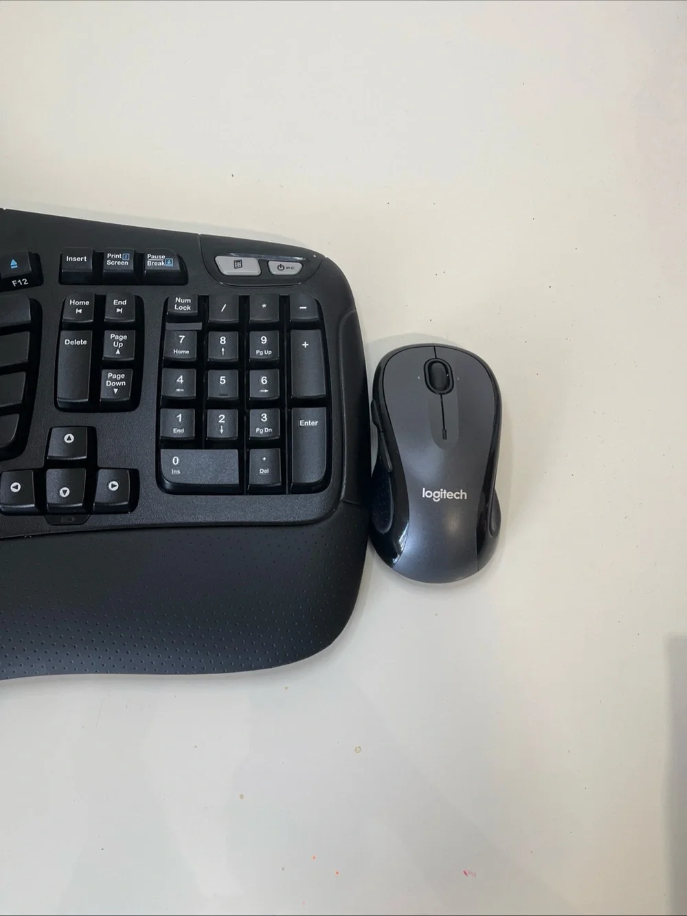 Logitech curved ergonomic